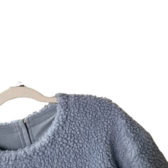 Lululemon Athletica Light Blue Fluffy Sherpa Teddy Sweatshirt - Picture 5 of 8